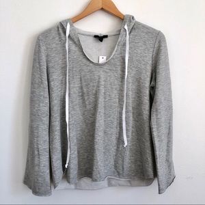 DREW NWT gray soft hoodie sweatshirt